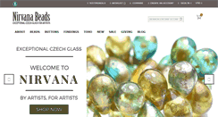 Desktop Screenshot of nirvanabeads.com